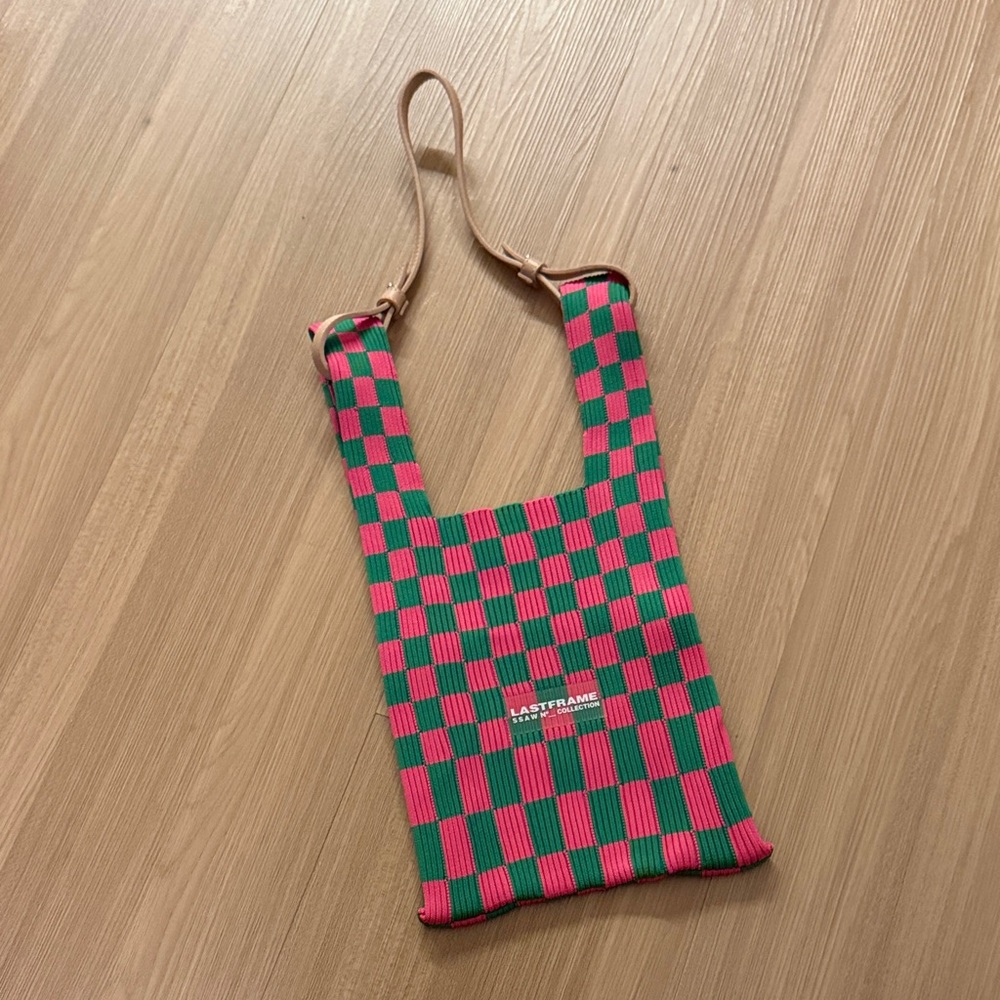Colorful Checkered Tote Bag
